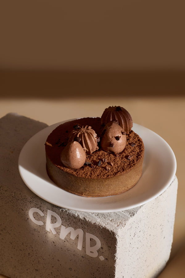 Dark chocolate tart — crmb.